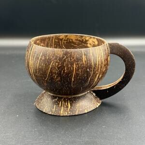 Vintage Coconut Shell Drinking Cup
